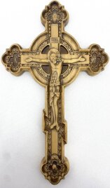 Хрест деревяний, (круг) 28,5x17