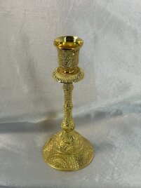 Підсвічник напрестольний зол. (Кит.) 19х8см