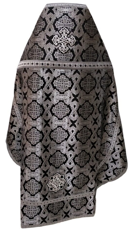 Облачення священника, з парчі "Грецький хрест" з пришивним галуном