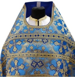 Облачення священника, з парчі "Український хрест" з пришивним галуном