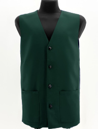 Жилетка з вишивкою, тканина мокрий шовк