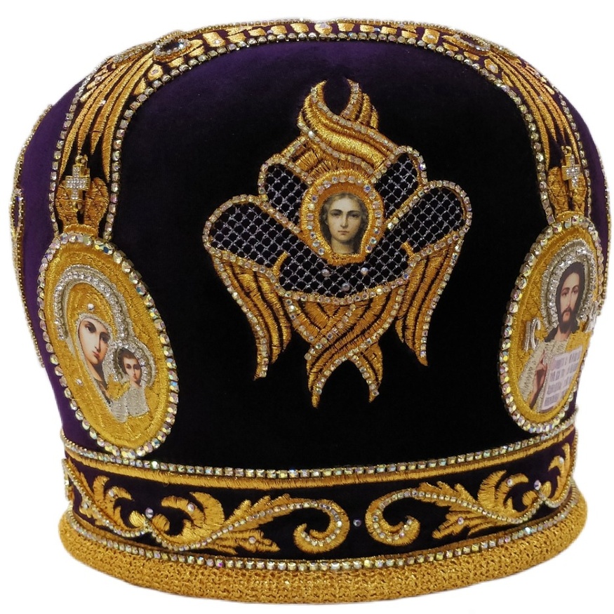 Митра "Херувим" фіолетова