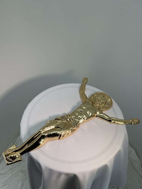 Розп&#039;яття Ісуса Христа 65х45 (латунь) 5 кг