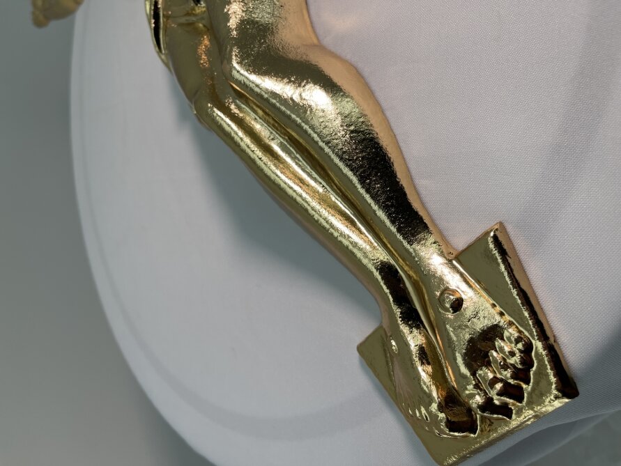 Розп&#039;яття Ісуса Христа 65х45 (латунь) 5 кг