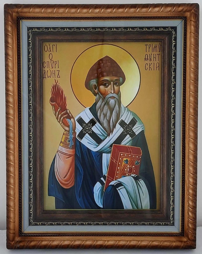Ікона свт. чуд. Спіридон Тримифунтский