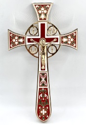 Напрестольний хрест, емаль, розмір 32х18,5