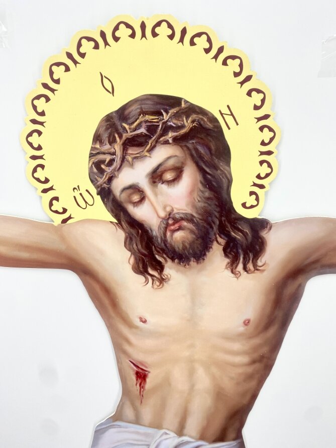 Розп&#039;яття, друк на пластику 150х120см