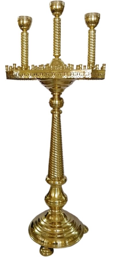 Підсвічник 82 свічки на три лампади №10 - 1