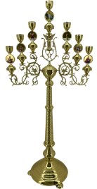 Семисвічник запрестольний №6 - 1, (іконки, лат.)