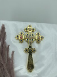 Хрест металевий кит. №10