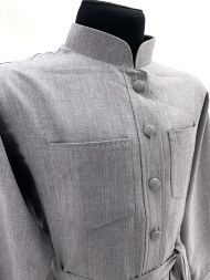 Підрясник з вишивкою, грецького пошиву, тканина льон-габардин