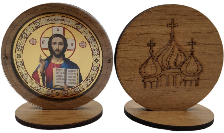Ікона на деревяні підставці 6х6