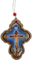 Підвіска "Xрест з голубом" Розмір 9,5х7см