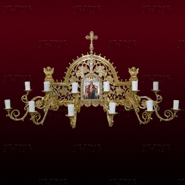 Бра на 12 свічок з іконкою (№57)