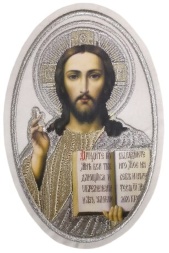 Вишита ікона "Спаситель"