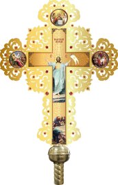 Запрестольний хрест № 9 55х84см