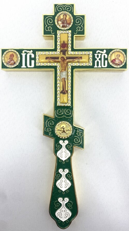 Хрест напрестольний кит. №3, друк Спас 26х14,5см