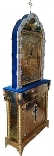 Подвійний виносний кіот на 3 колони