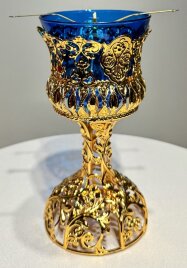 Лампада напрестольна вис. (Кит.) 21х10,5см