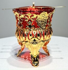 Лампада напрестольна низьк. (Кит.) 13,5х11см