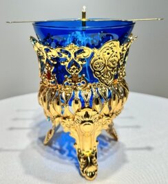 Лампада напрестольна низьк. (Кит.) 13,5х11см