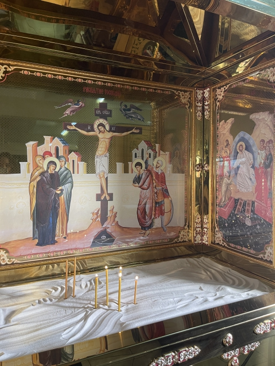 Панахидний кіот під пісок 142х75х275