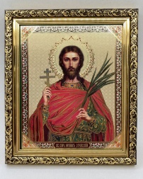 Ікона св. вмч. Іоанн Сочавський 17,5х21