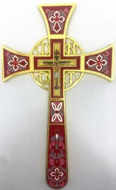 Хрест напрестольний, кит. №7 &quot;Мальтійський&quot; 29x18см