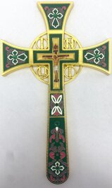 Хрест напрестольний, кит. №7 &quot;Мальтійський&quot; 29x18см