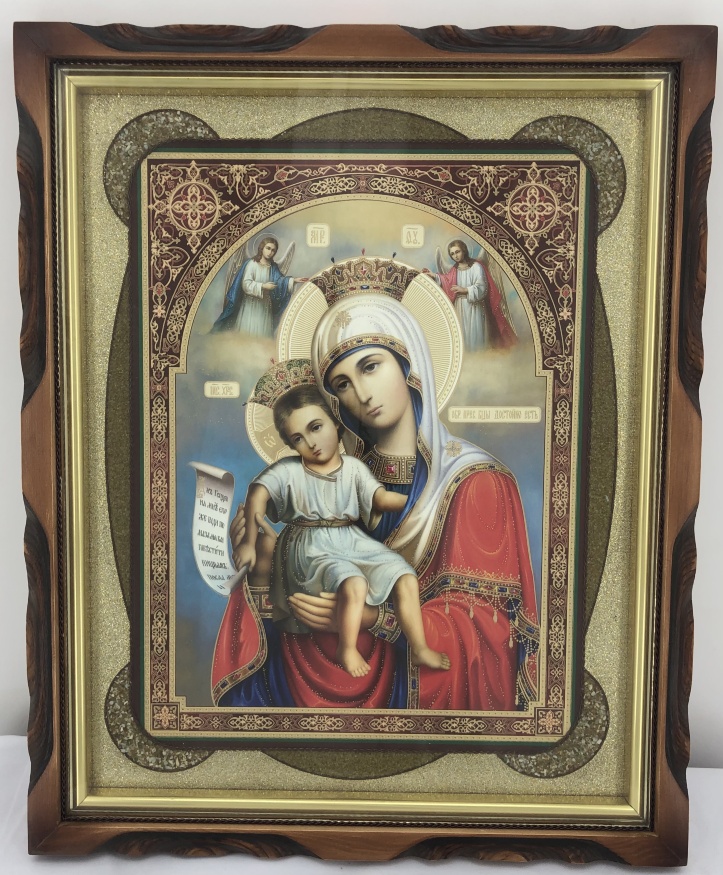 Ікона Богородиці "Достойно есть" 44х54