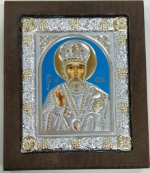 Ікона свт. Микола Чудотворець 10,5х12,5