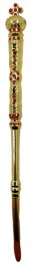 Пензлик (помазок) священника, з металевою ручкою, (зол, К) Довжина 23см