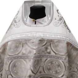 Облачення священника комбіноване з парчі "Київский хрест", з вишитим опліччям, візерунок "Новий візерунок"