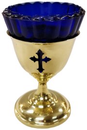 Лампада настільна, &quot;хрест&quot;, латунь 12,5х8,5см №1 - 1