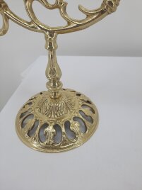 Семисвічник напрестольний №9 - 1, (емаль, лат.),Висота 54см, довжина 68 см