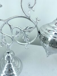 Семисвічник напрестольний, №1 - 2. (хрест, алюм.) 83х59