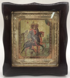 Ікона свт. благ. кн. Олег та Гліб 19х17