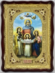 Ікона свт. Віра, Надія, Любов та їх мати Софія 82х61