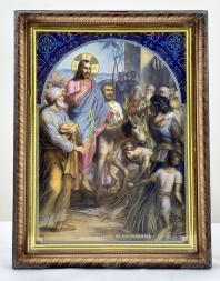 Ікона Вхід Господній у Єрусалим 32х42