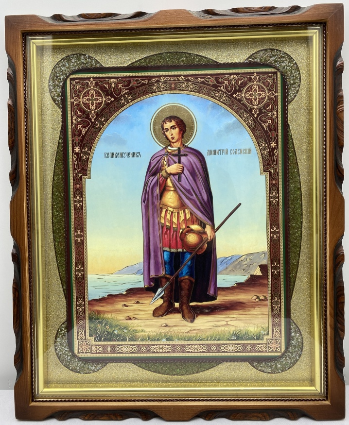 Ікона св. вмч. Дімітрій Солунський 44х54 