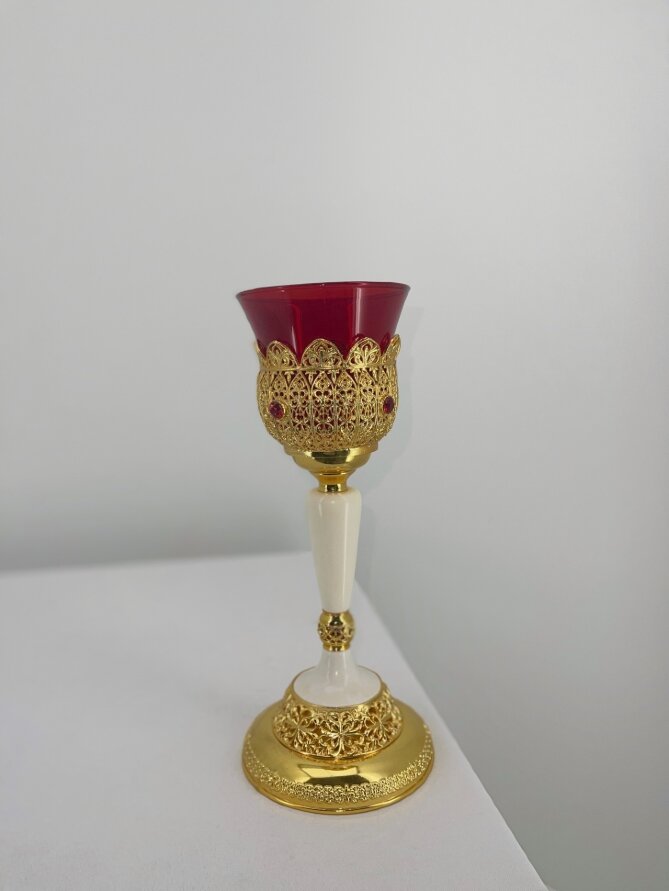 Напрестольна лампада, висота 29см, керам. встав.