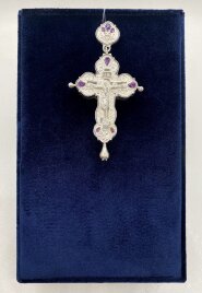 Хрест наперстний - мощовик (срібло)