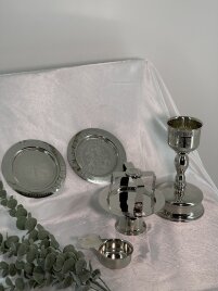 Євхаристійний набір та принадлесті 0,25л, нікелювання