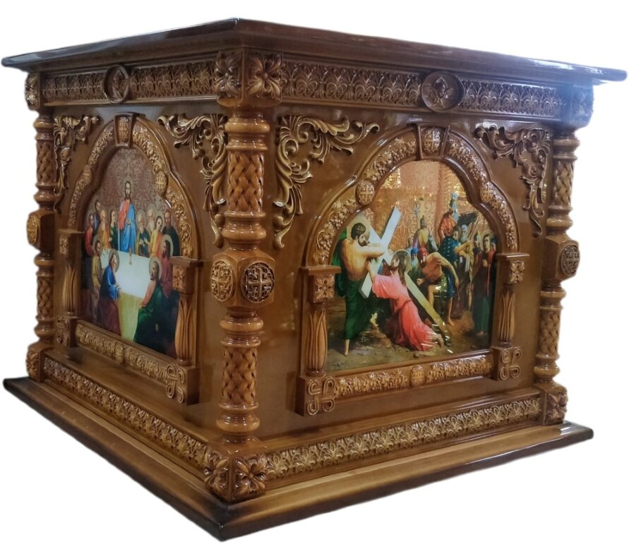 Облачення на престол. Дерев&#039;яний оклад