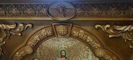 Облачення на престол. Дерев'яний оклад