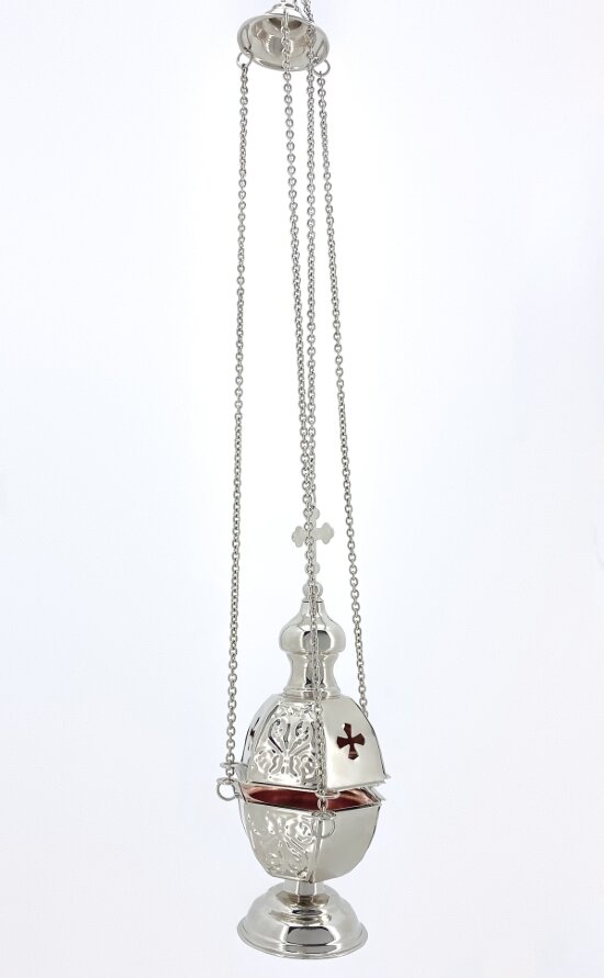 Кадило шестигранне, срібло, без дзвіночків