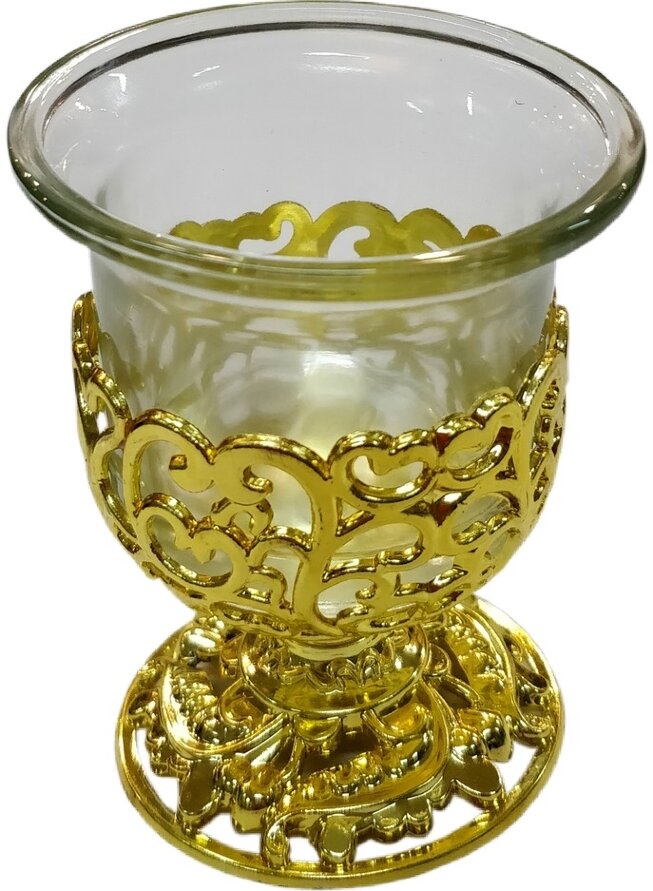 Лампада настільна (пластик) зол.