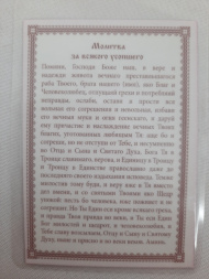Ламінована ікона Богородиці "Страсна"