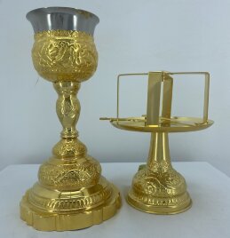 Євхаристійний набір 0,5л "Виноград" зол.