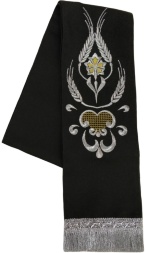 Закладка "Волошка " чорна